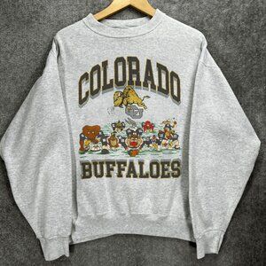 Vintage University of Colorado Buffaloes Looney Tunes NCAA Football Sweatshirt